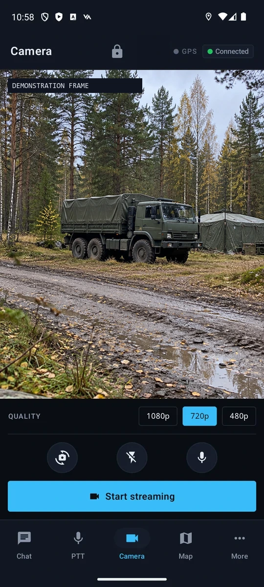 Android: camera with an illustrative frame